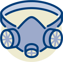 blue mask icon