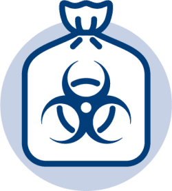 blue bag icon